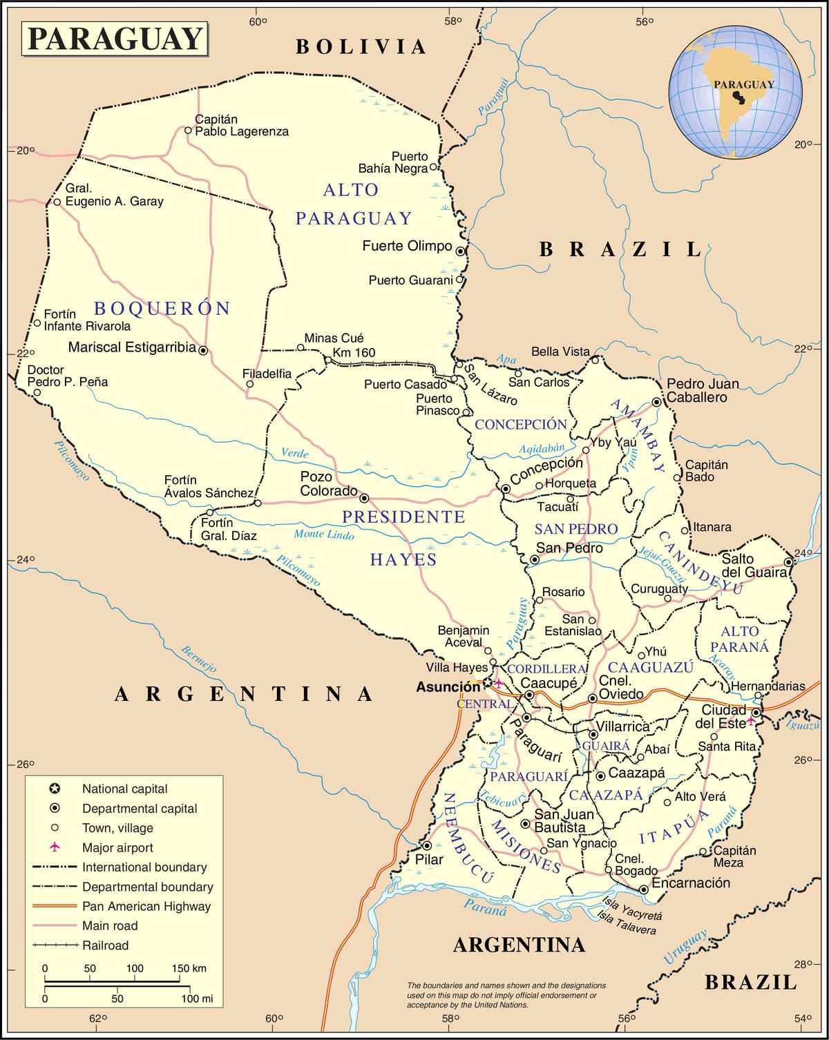 Harta cateura, Paraguay