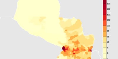 Harta Paraguay climatice